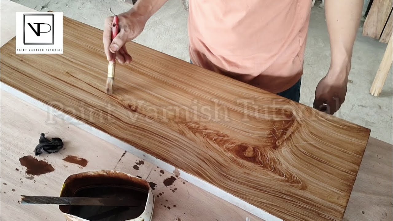 DIY Step By Step Wood Design Using Oil Tinting Color