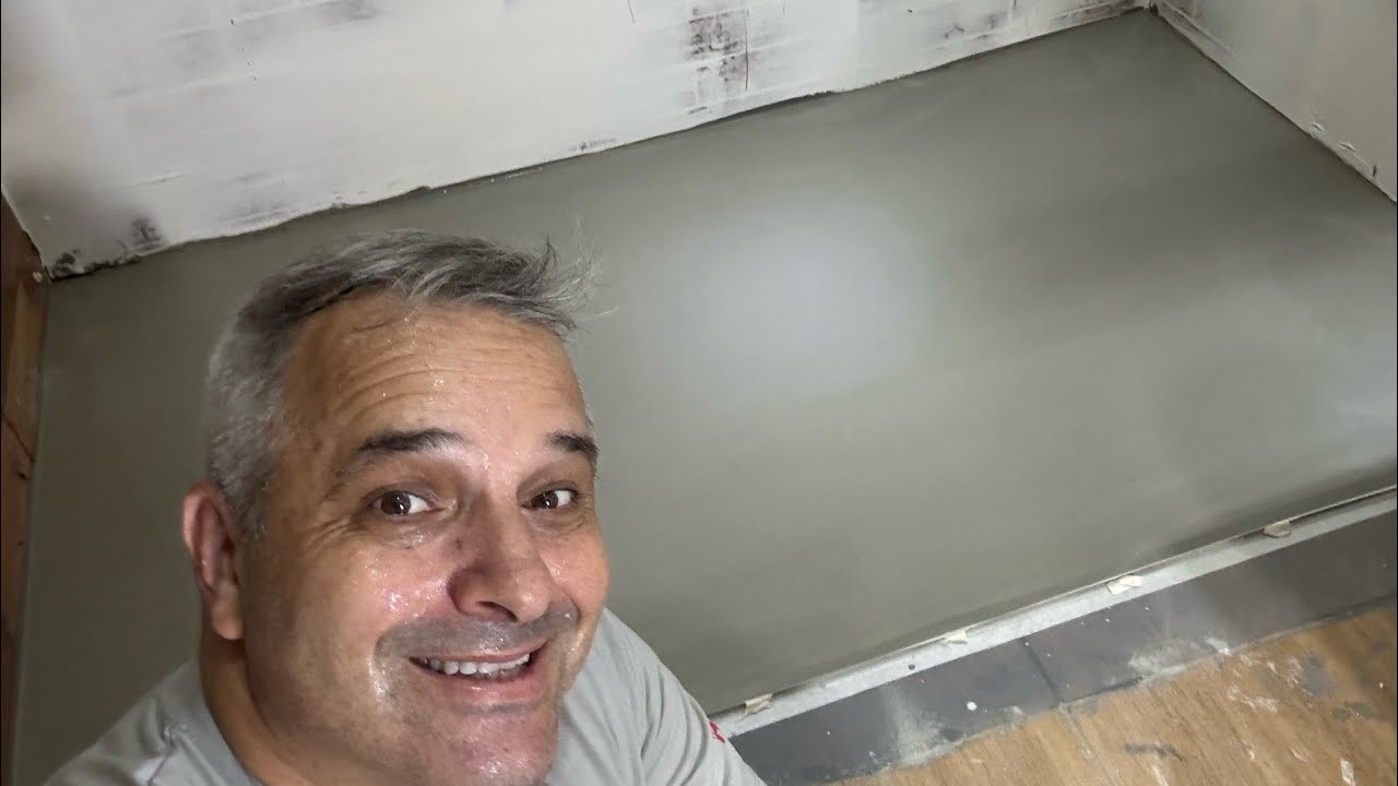 Faça você Mesmo Cimento autonivelante no Box do banheiro por menos de 40 reais