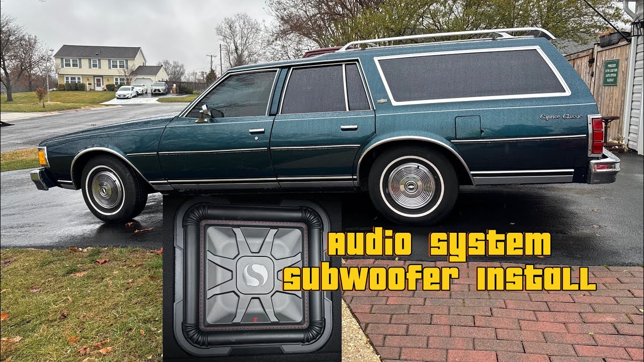 Sound System install in the 1979 Chevy Caprice Station Wagon