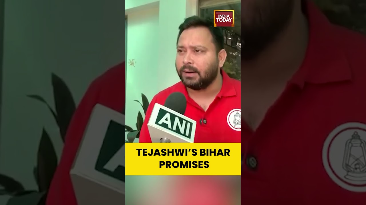 Tejashwi Yadav&rsquo;s Big Bihar Promises | Extra MSP for Farmers & ₹30,000 Scheme for Women | India Today
