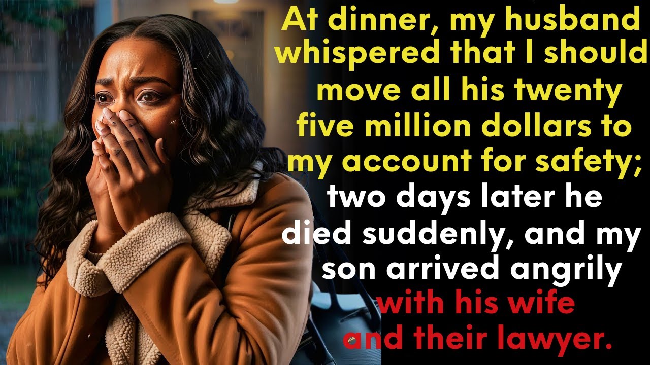 He Asked Me to Move $25M Before He Died, Here's What Happened Next