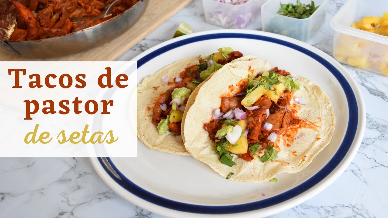 TACOS de pastor de setas DELICIOSOS y VEGANOS 🌮🌱