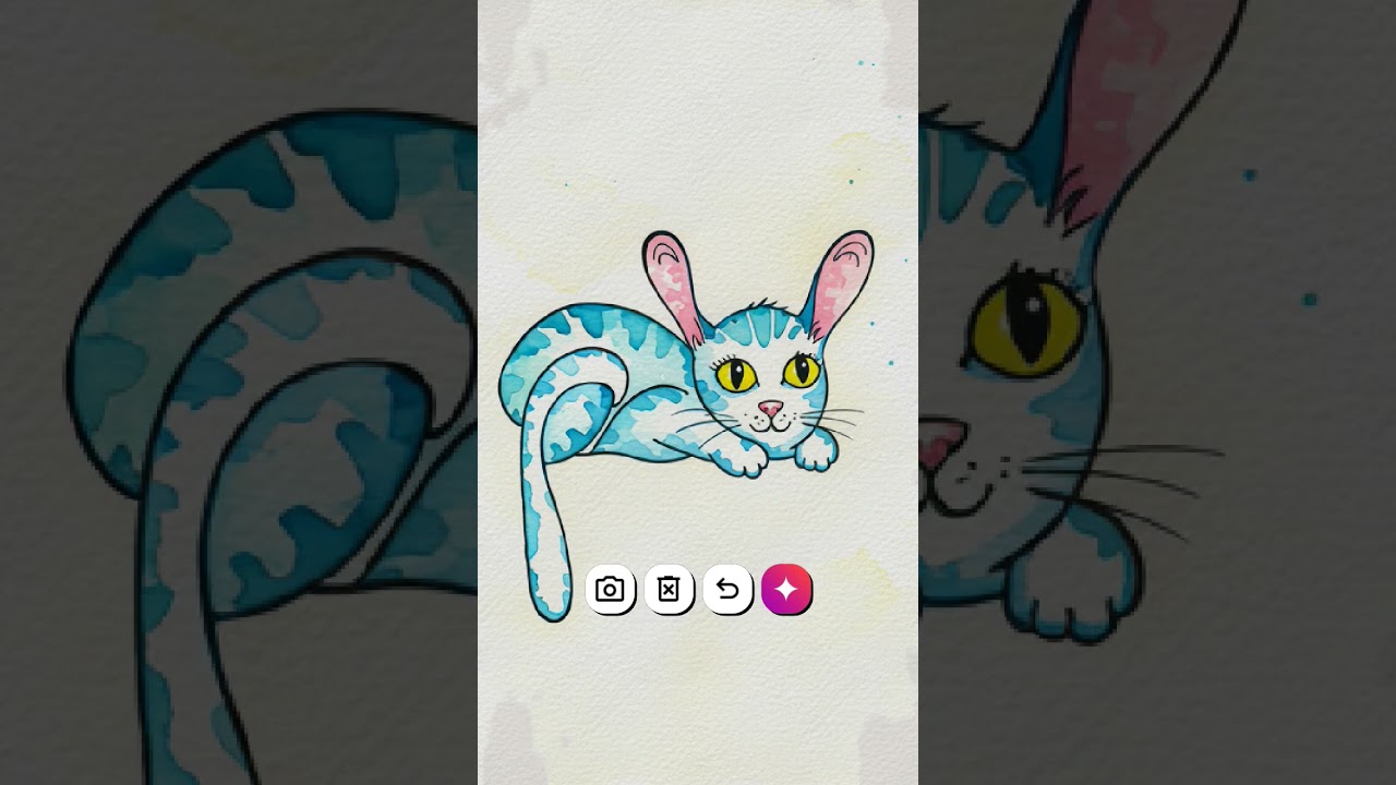 Baby Cat Draw Mia mao mao 