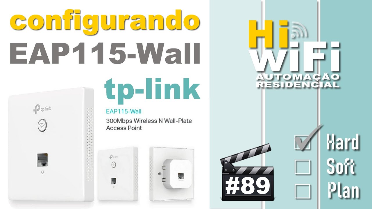 ESP115-Wall - Configurando o Access Point de parede da TP Link - Automação Residencial 89