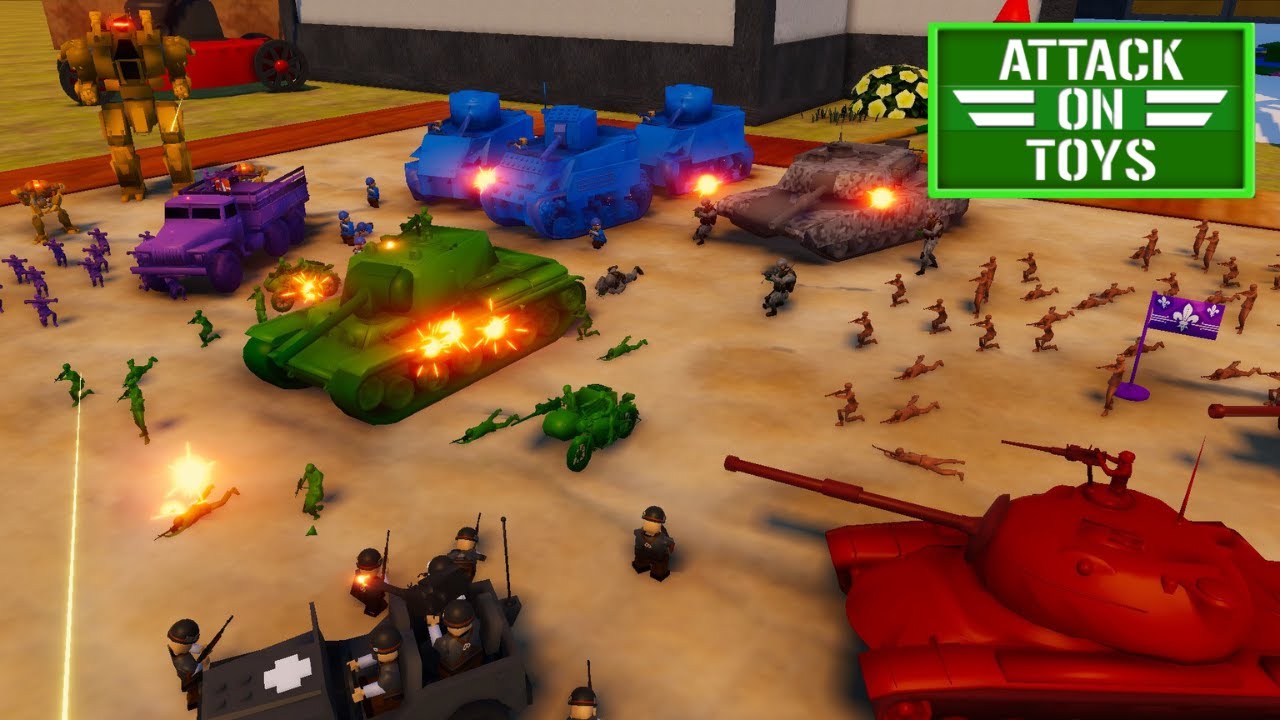 8 TEAM CAPTURE THE FLAG - Attack on Toys - Conquest