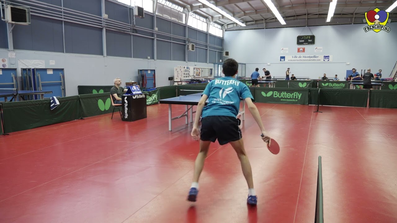 Danilo Faso vs Julen Ladoux Martinez | Nationale 3 (2021-2022) Tennis de table 🏓