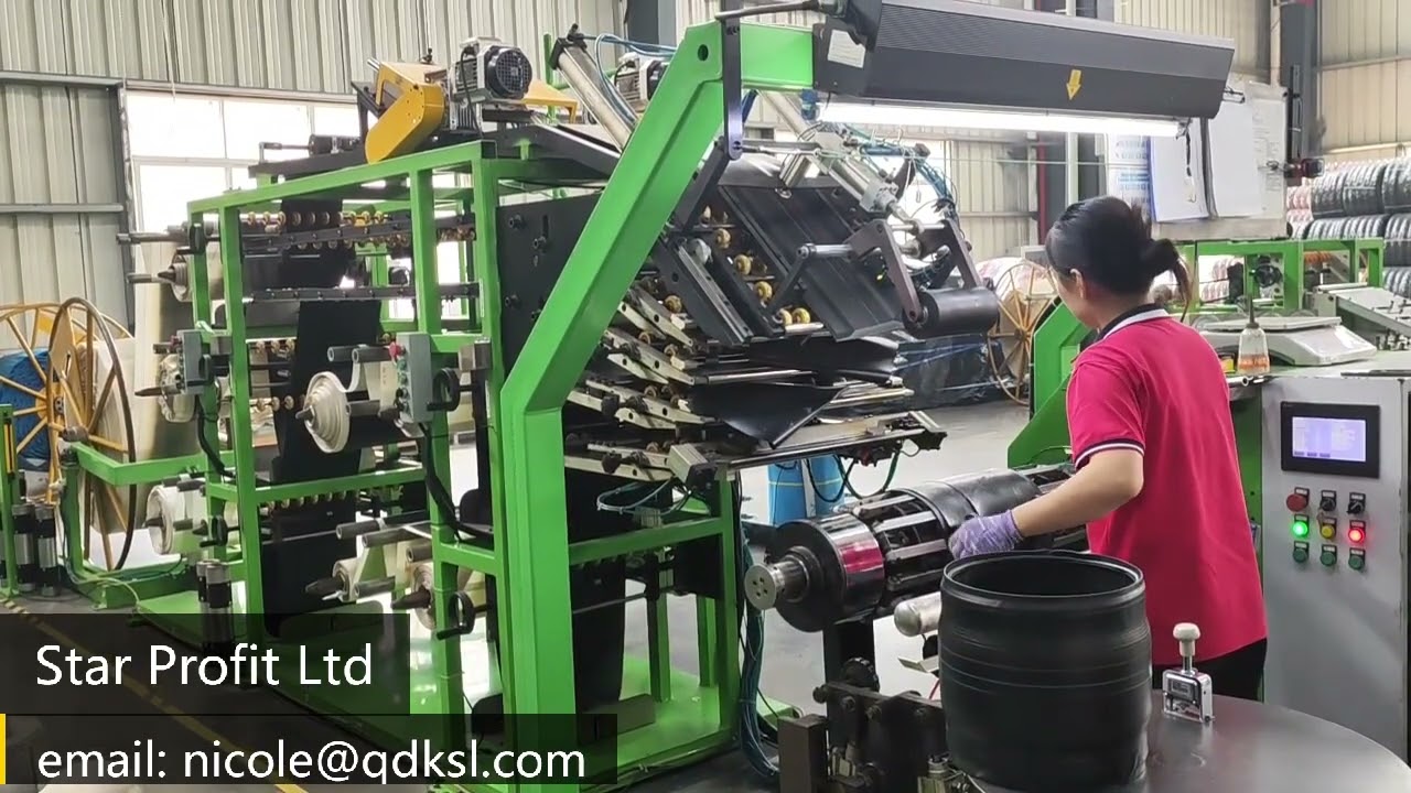 Motorcycle tyre building machine; M/C tyre building machine