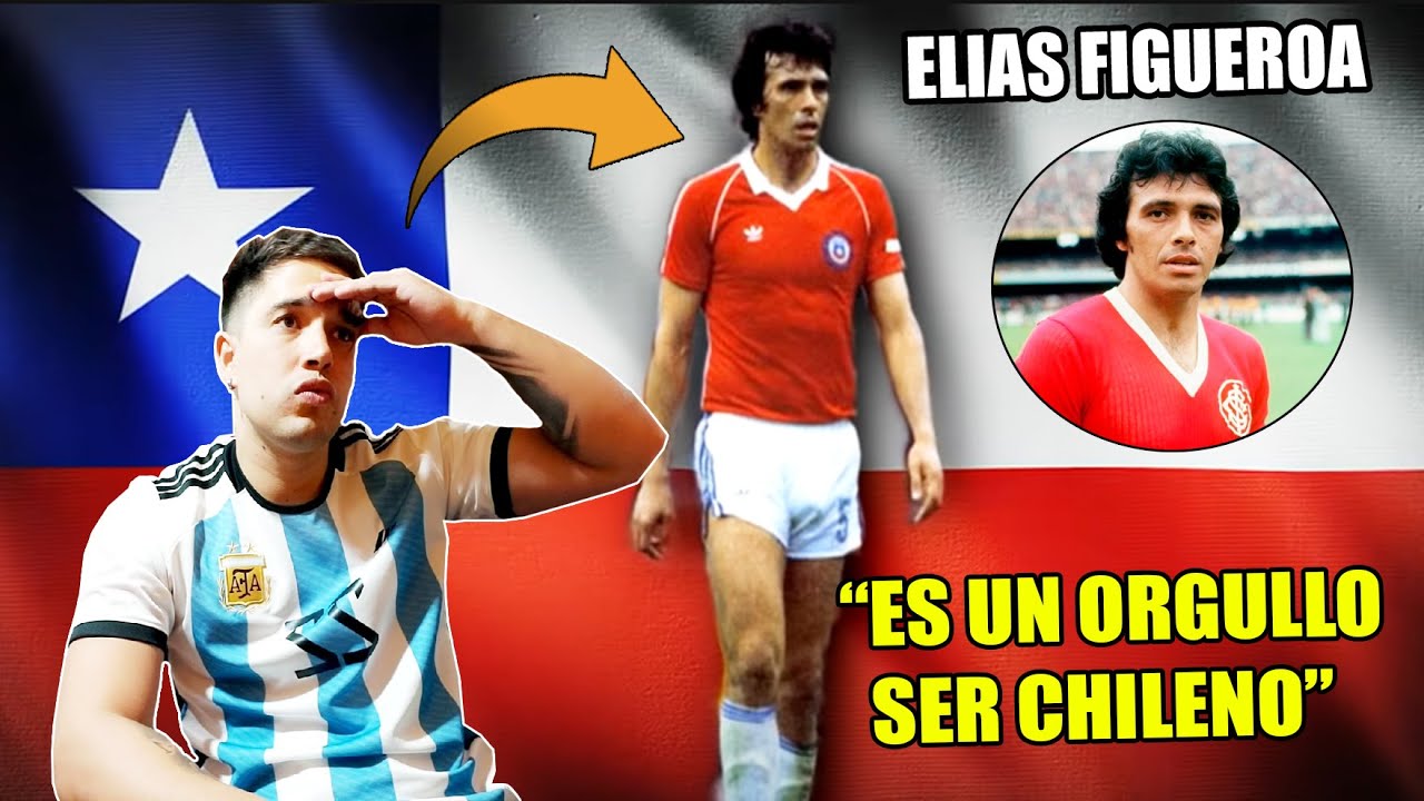 ARGENTINO reacciona a ELIAS FIGUEROA el MEJOR defensa de la HISTORIA 😱 🇨🇱