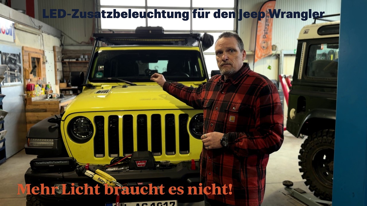 Zusatz-LED-Beleuchtung am Jeep Wrangler - SLUXX #045