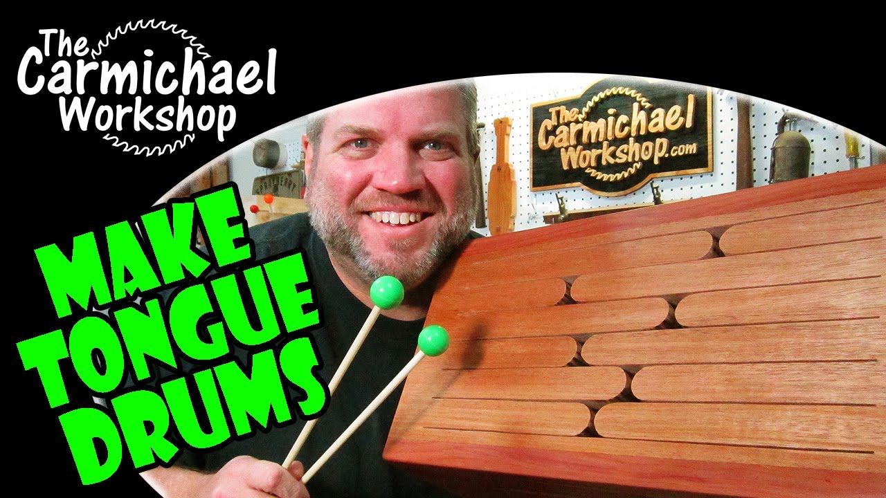 Building and Tuning Tongue Drums, Slit Drums, Xylodrums - Easy Woodworking Music Project