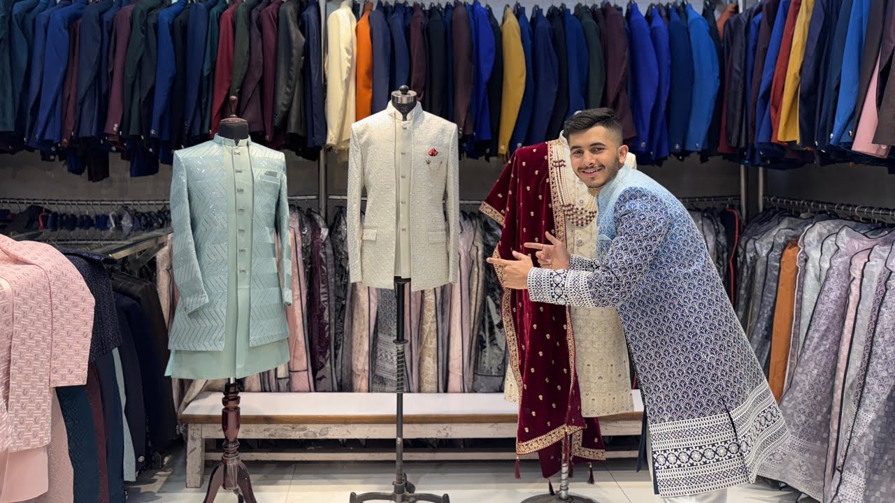 Suits , sherwani , indowestern for men 😍 biggest showroom for men’s ethnic wear in Jaipur