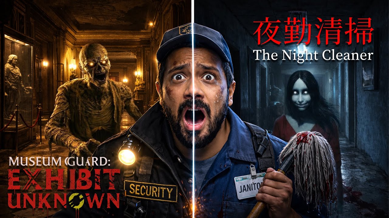 🔴LIVE |Phasmophobia in a Haunted Museum? 😨👻 |The Night Cleaner Horror Gameplay|🏝PALWORLD Later🏝