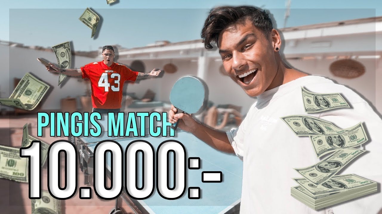 VINNAREN VINNER 10.000kr - PINGIS MATCH ft. Konstiga Bloggen