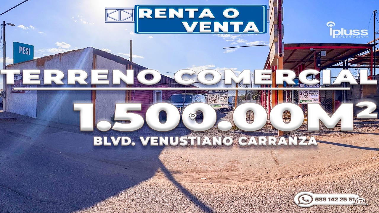 Oportunidad Comercial en Carranza | 1,500 m² Venta o Renta