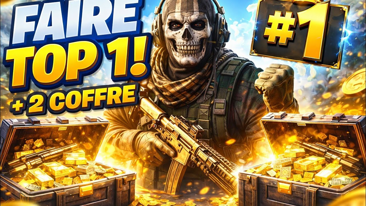 Faire top1 avec 2 coffre sur warzone. J'arache le monde