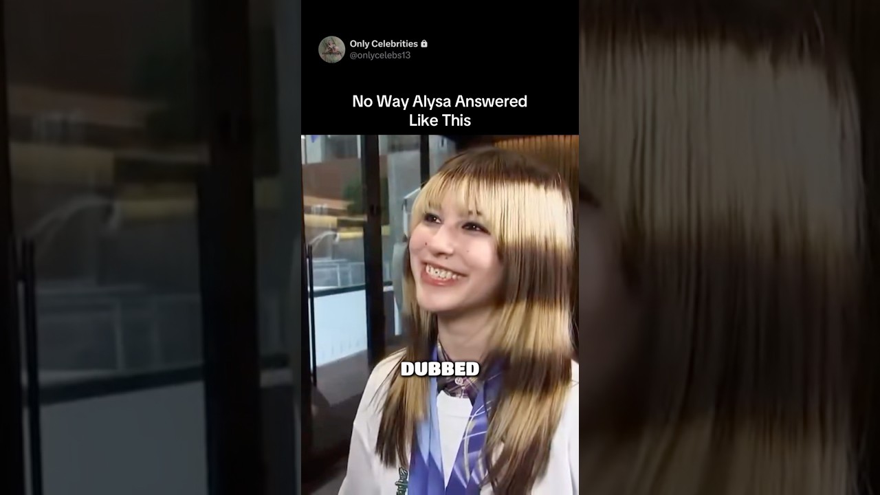 No Way Alysa Answered Like This