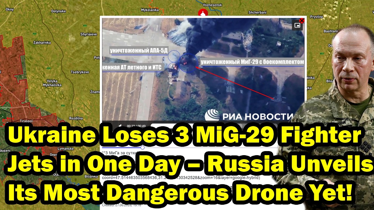 Ukraine Loses 3 MiG-29 Fighter Jets in One Day &ndash; Russia Unveils Its Most Dangerous Drone Yet!