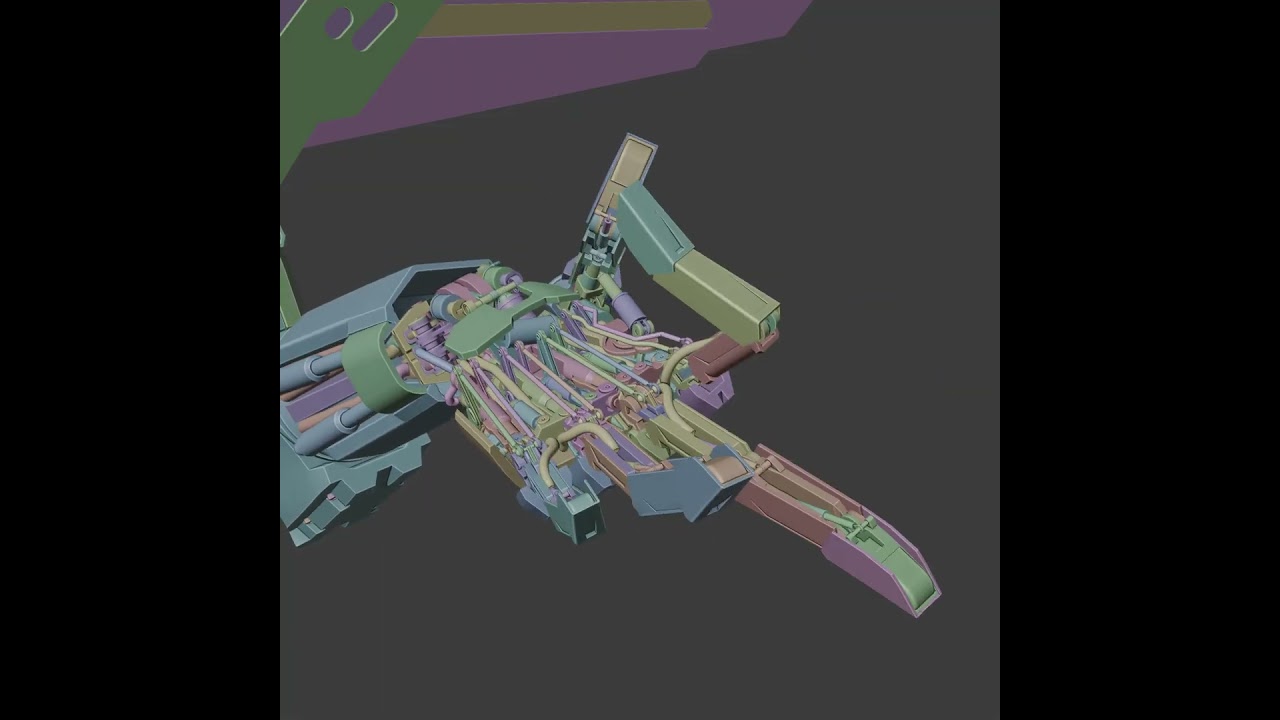 New Thumb for my V1 ultrakill model #ultrakill #blender #robot