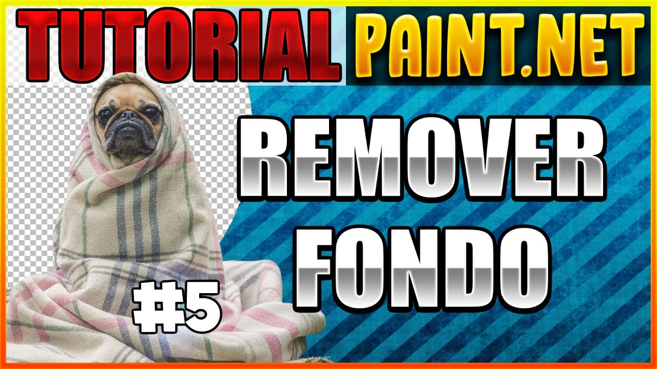 Tutorial Paint.Net #5 | Cómo REMOVER FONDO a una imagen | Fácil y con excelente calidad