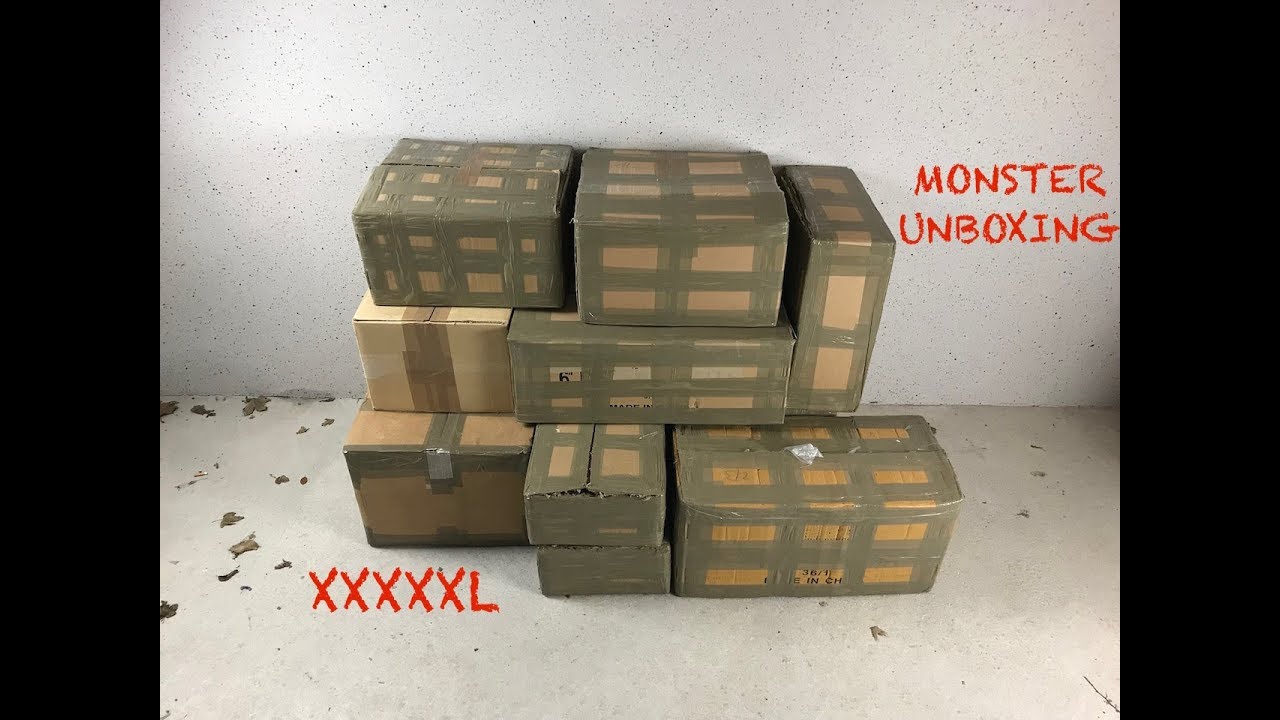 MONSTER POLENBÖLLER UNBOXING - MEGA SORTIMENT - MEGA UNBOXING