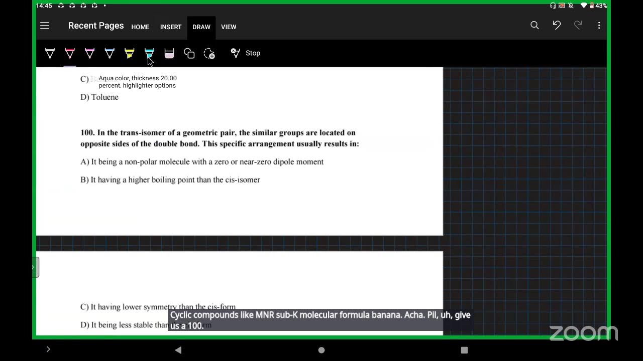 TEST#8: FUNDAMENTAL PRINCIPLES OF ORGANIC CHEMISTRY|MDCAT MEDEXEL LIVE CLASS 