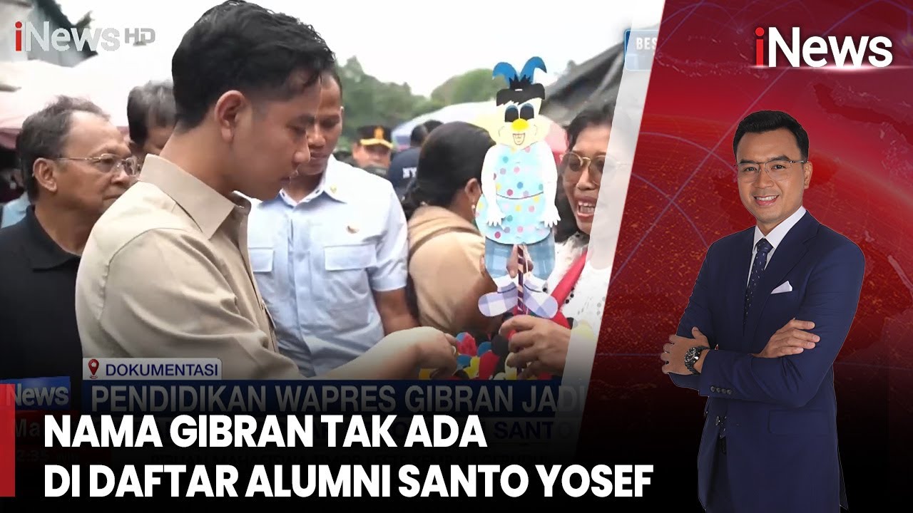Gibran Tak Pernah Sekolah di Santo Yosef, Klarifikasi Kepala Sekolah |iNews Malam (16/09)