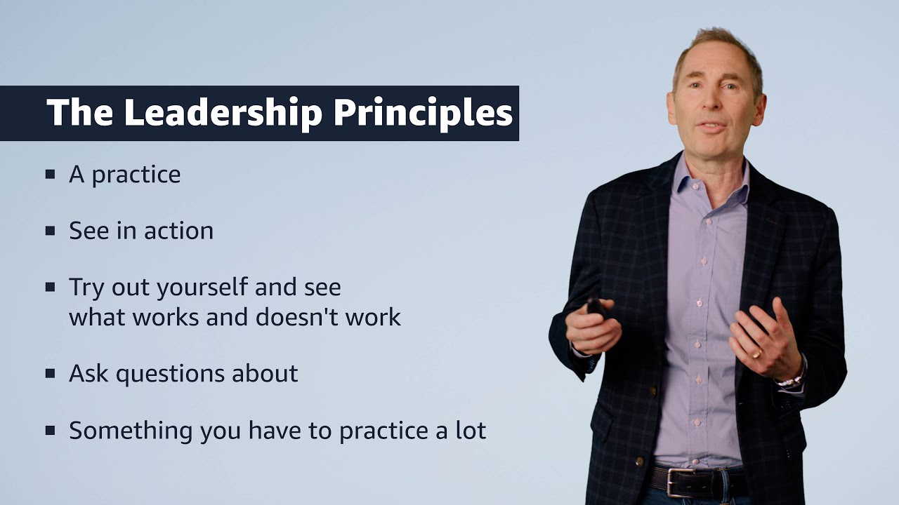 Amazon CEO Andy Jassy explains the importance of practicing the Leadership Principles