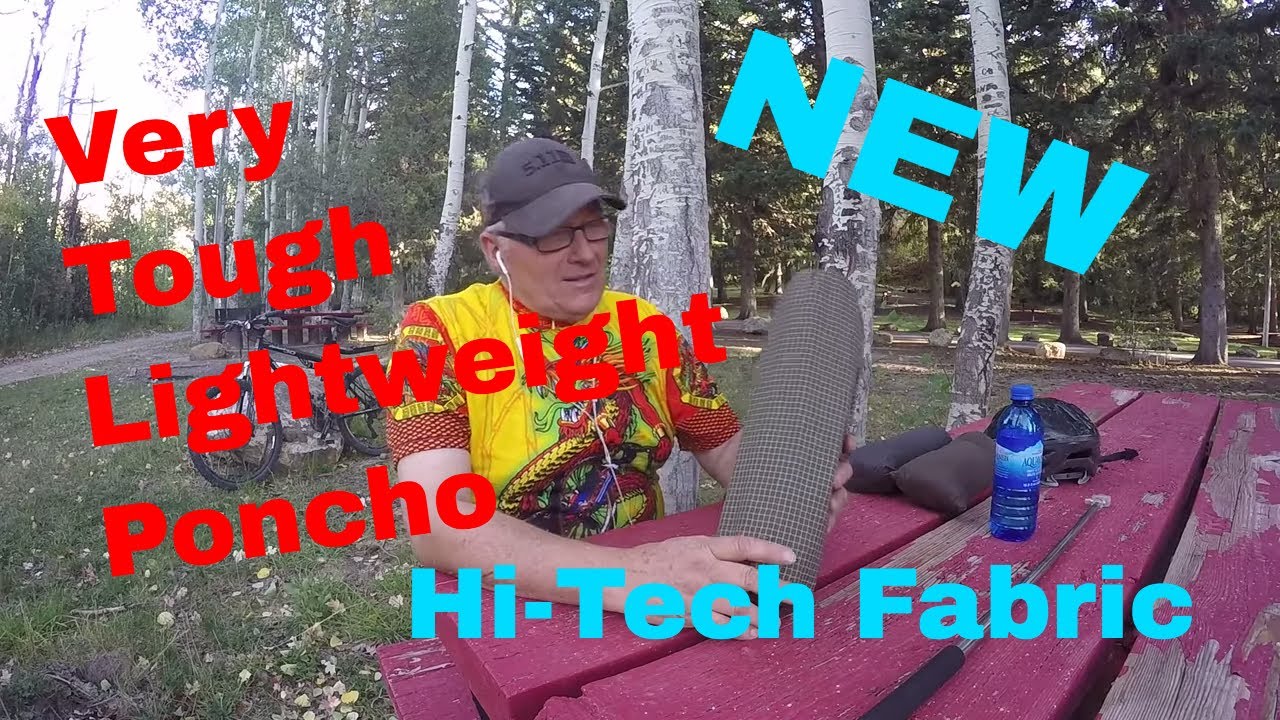 New Hi-Tech Fabric for Poncho / Hammock - Very Strong yet light - Not Dyneema
