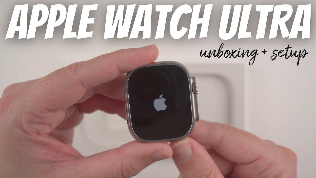 Распаковка и настройка Apple Watch ULTRA (Starlight Alpine Loop, 49 мм, титан)