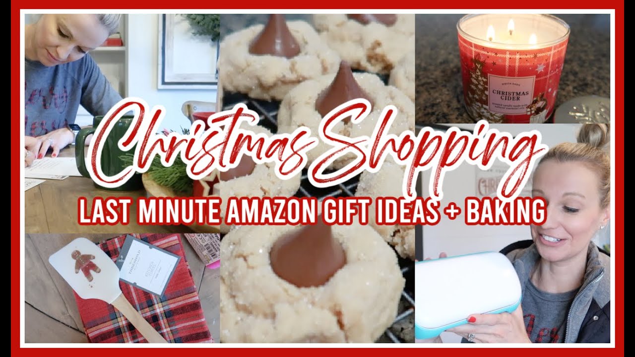 LAST MINUTE AMAZON CHRISTMAS GIFT IDEAS, BAKING, + SHOPPING | VLOGMAS 2021