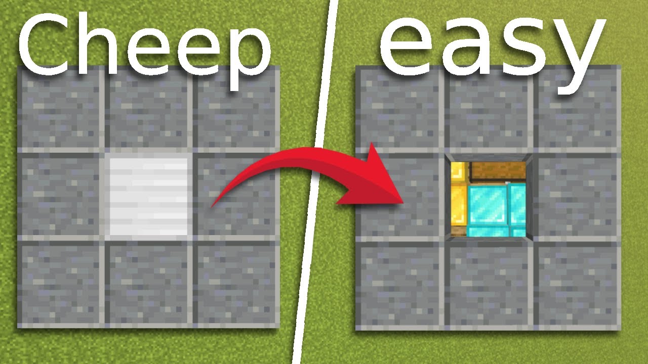 How To Build The Best 1x1 trapdoor In Minecraft