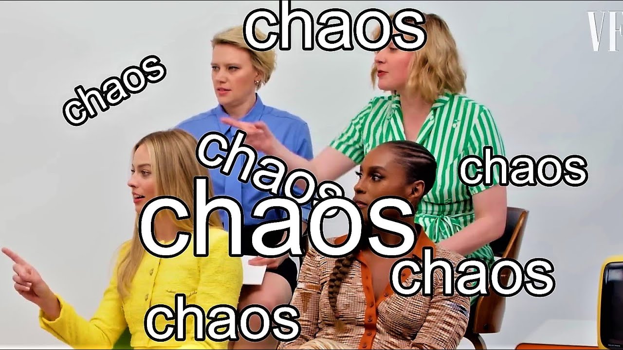 the BARBIE actors being that one chaotic friend group we all dream of