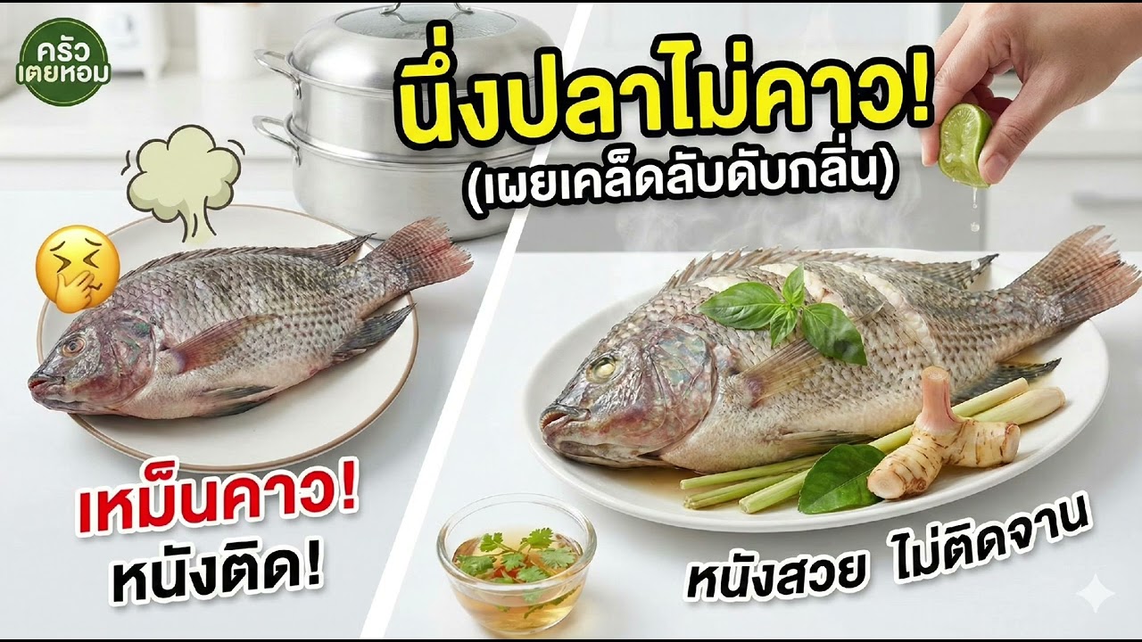 นึ่งปลายังไงไม่ให้คาวคลิปนี้มีคำตอบ✅️✅️