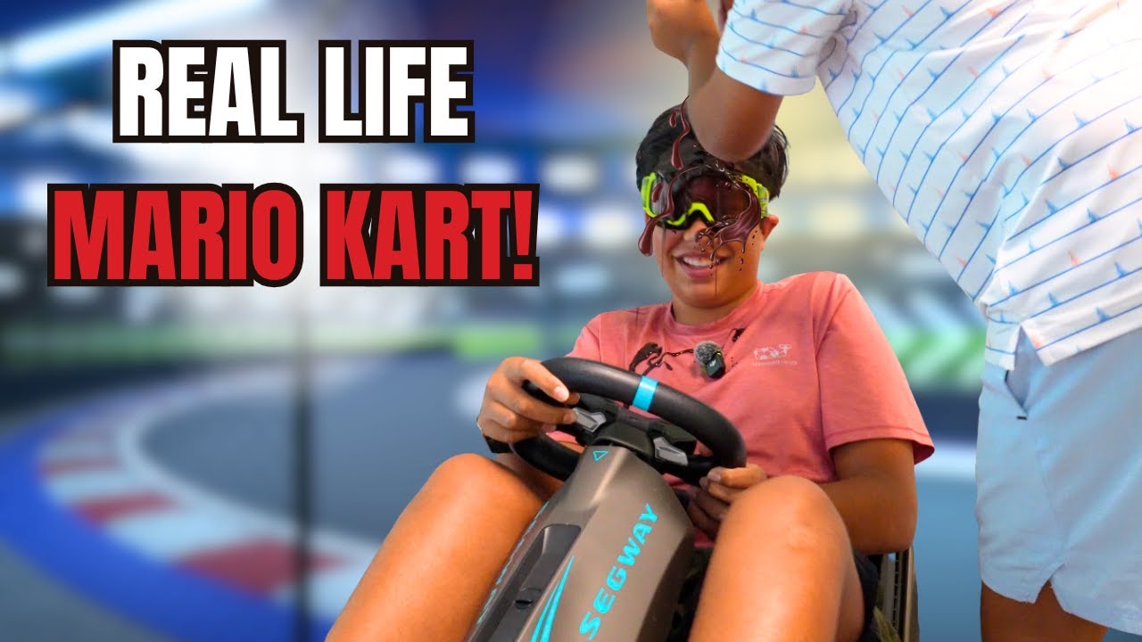 We Turned Go-Kart Racing Into Real Life Mario Kart Chaos!