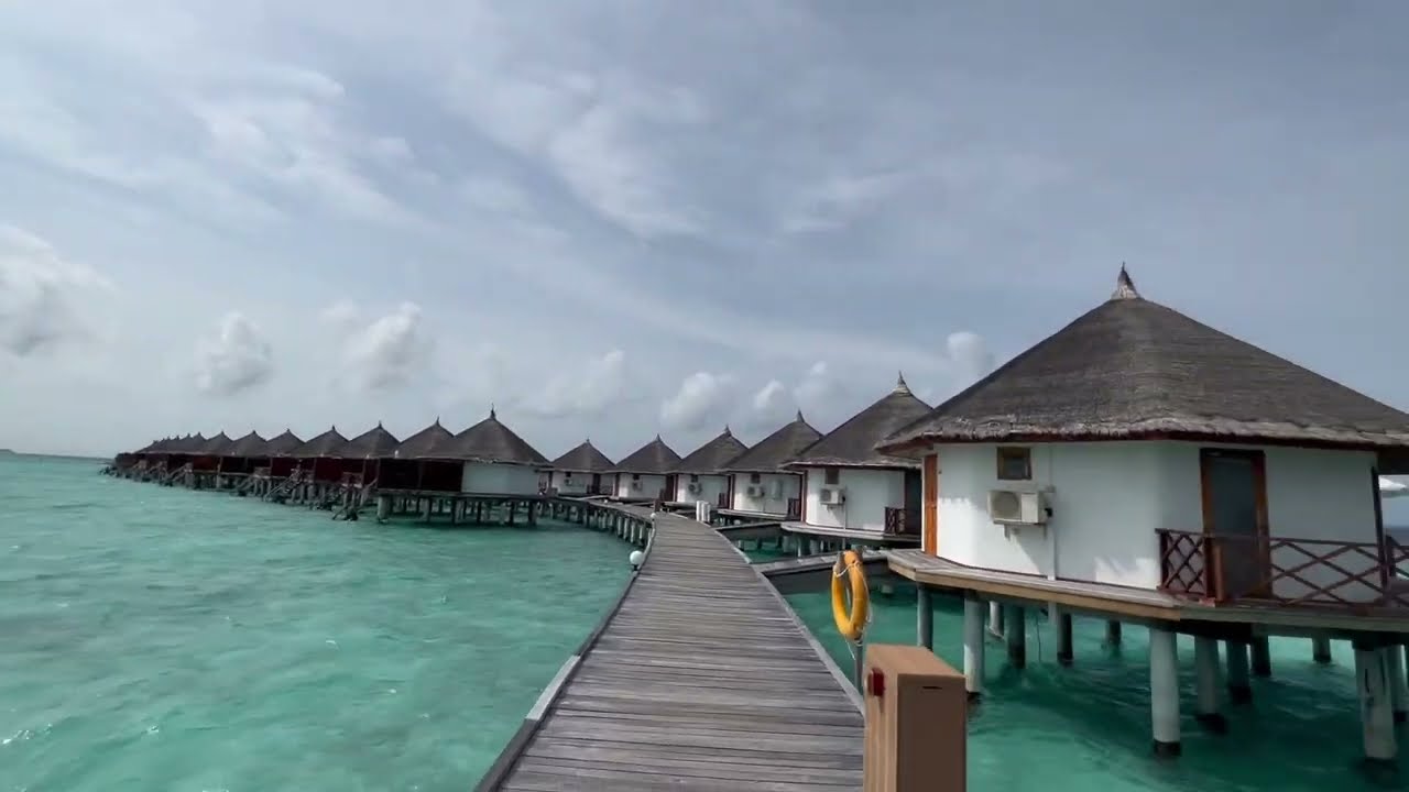 Walk around Safari Island Resort, Ari Atoll, Maldives