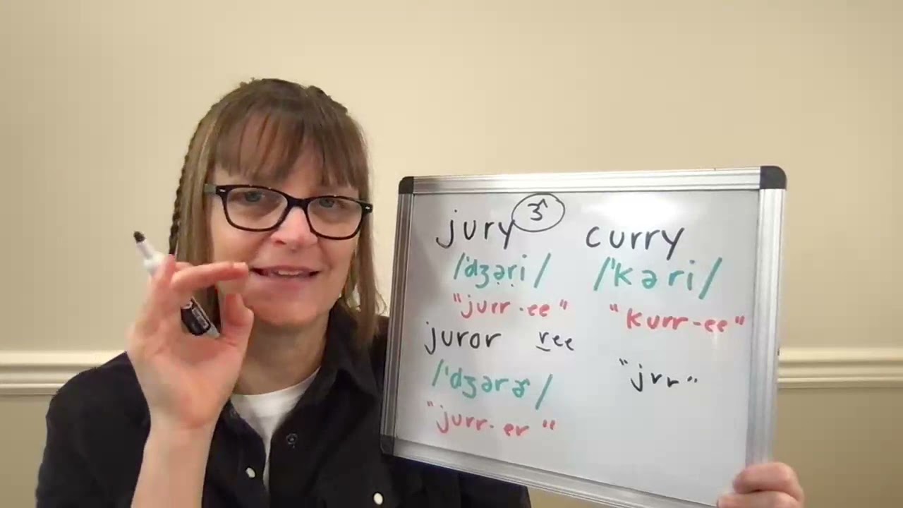 How to Pronounce Jury, Curry and Juror