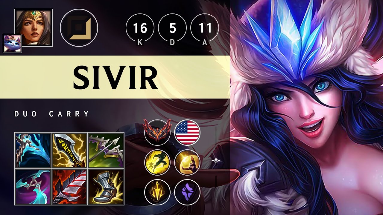 Sivir ADC vs Zeri: Quadra Kill, Legendary - NA Grandmaster Patch 14.24