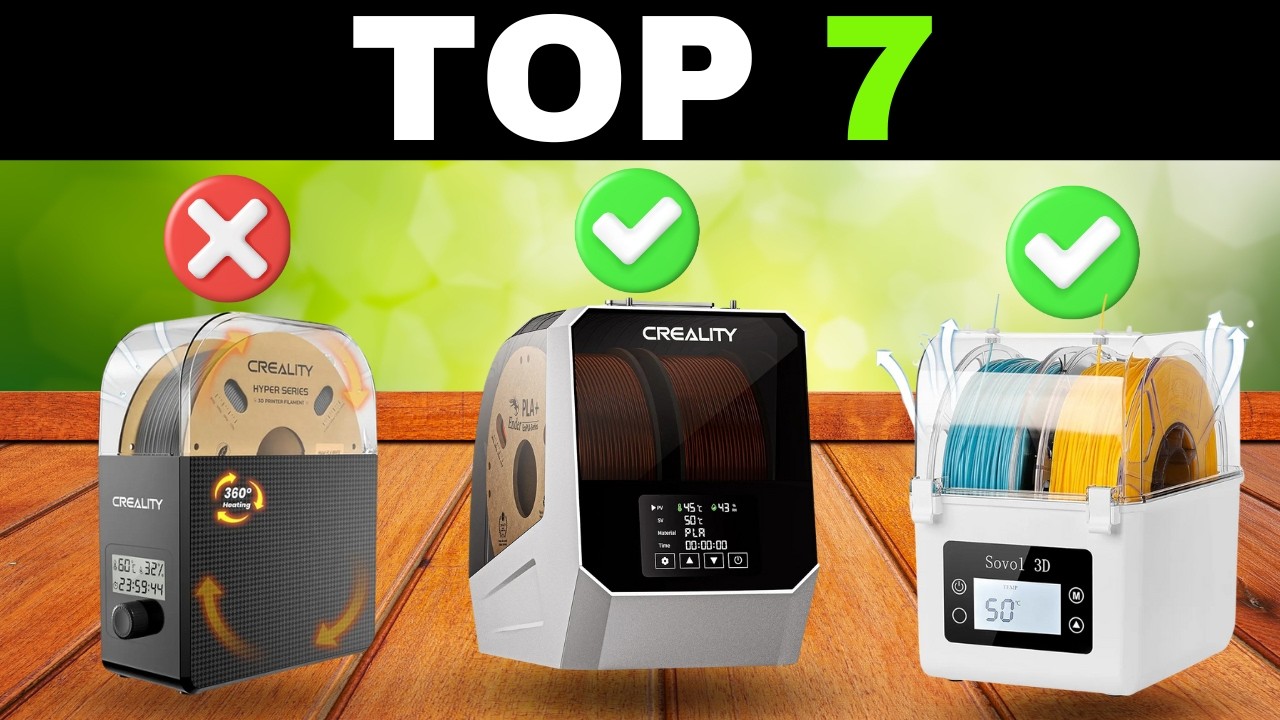 ✅ Las 7 Mejores Cajas Secadoras de Filamento 3D [2026] 🔥 PLA PETG Nylon, Doble Bobina y Sin Humedad