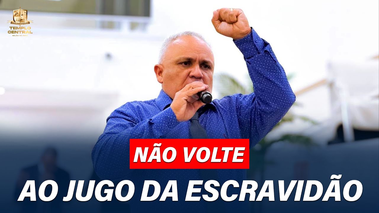 NÃO VOLTE AO JUGO DA ESCRAVIDÃO! #pastorezequias #deus #fé
