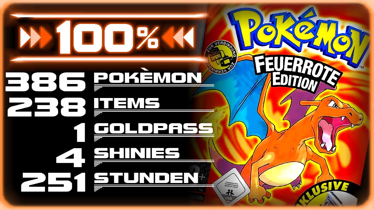 Ich habe den PERFEKTEN Pokémon Feuerrot Spielstand