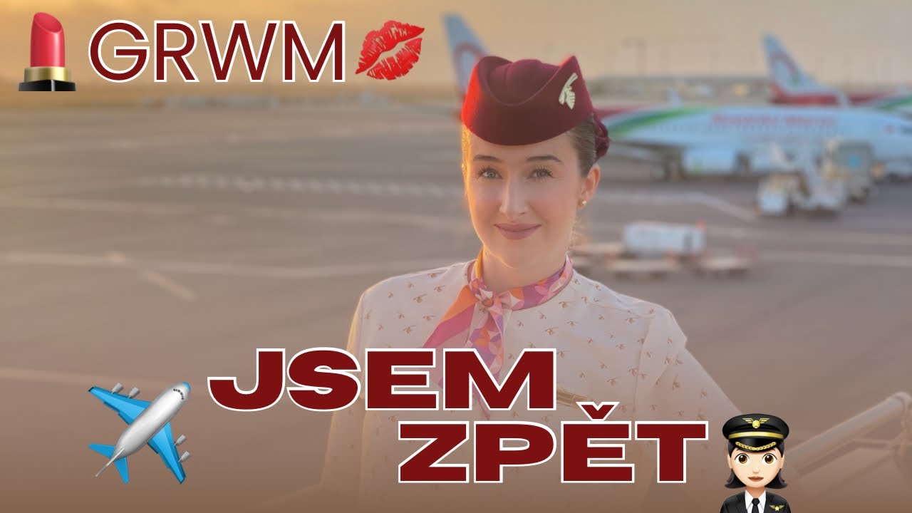 #15 CABIN CREW POKEC🎥 JSEM ZPĚT! ✈️🙏🏽Get Ready With Me na ultra dlouhý let💄💋