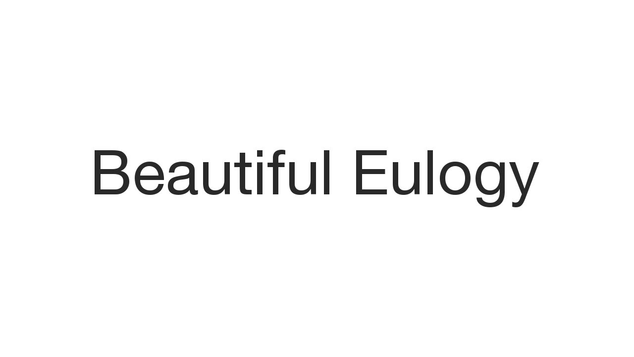 Beautiful Eulogy - According To God (lyrics)