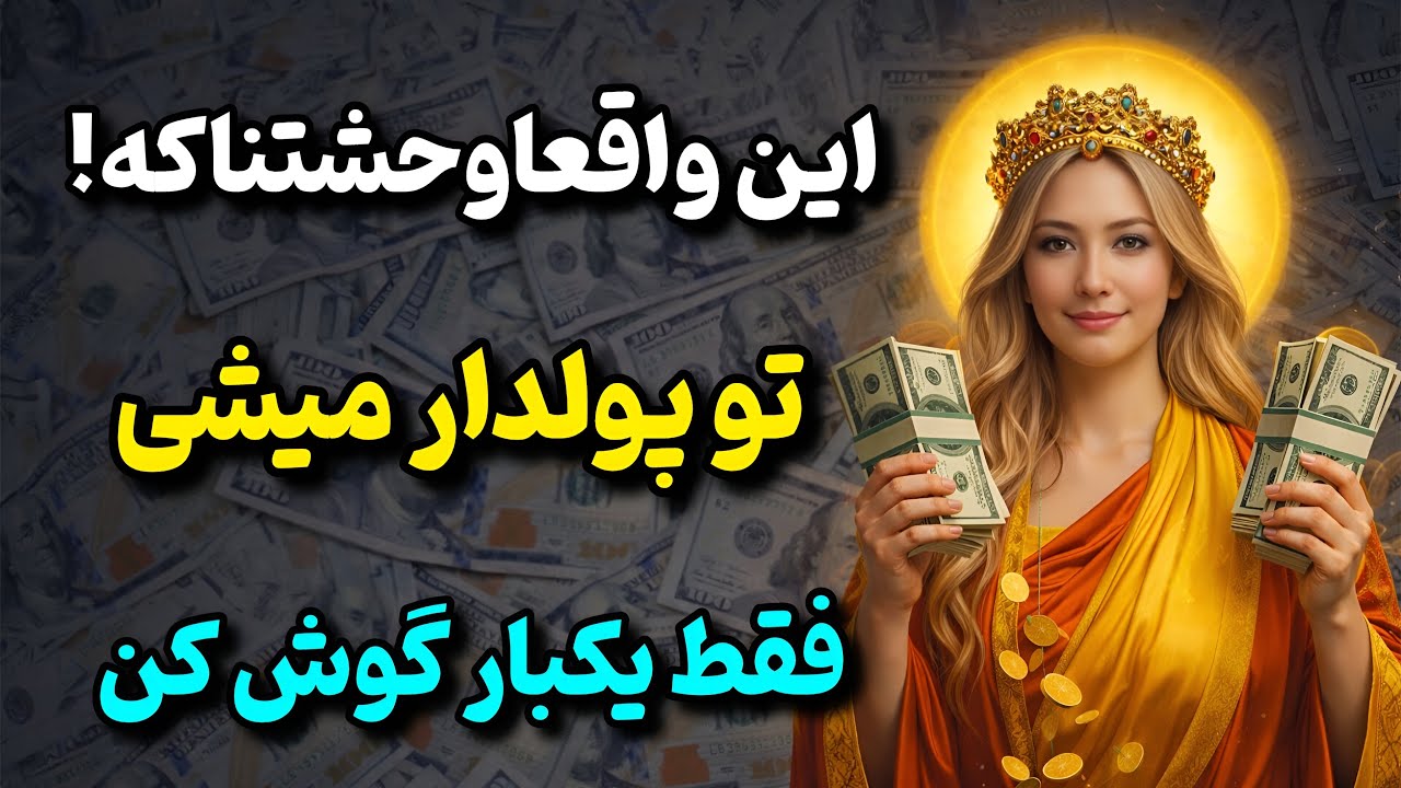 ترسناکه؛ فقط با یک‌بار گوش دادن، مسیر ثروت توی زندگیت فعال میشه | شک نکن 💰