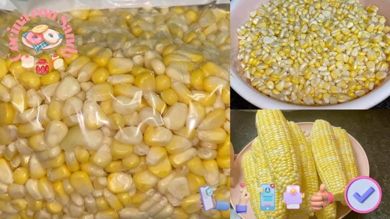 Como Desgranar y Congelar Elotes🌽de Temporada🌽🌽🌽