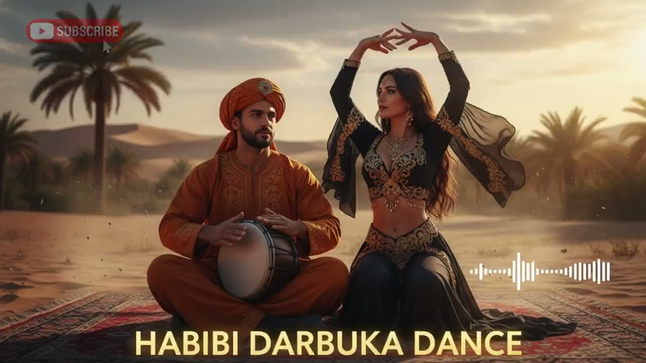 Habibi Golden Desert Dance ✨ Arabic Darbuka Fusion