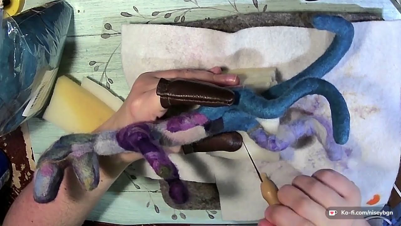 Needle Felting The Husband's 