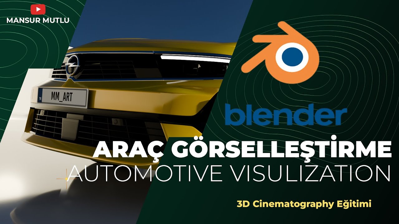 Blender ile Araç Görselleştirme