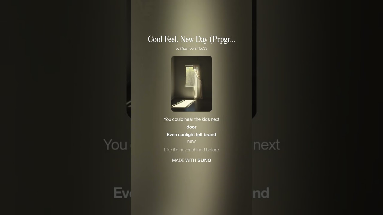 Cool Feel, New Day