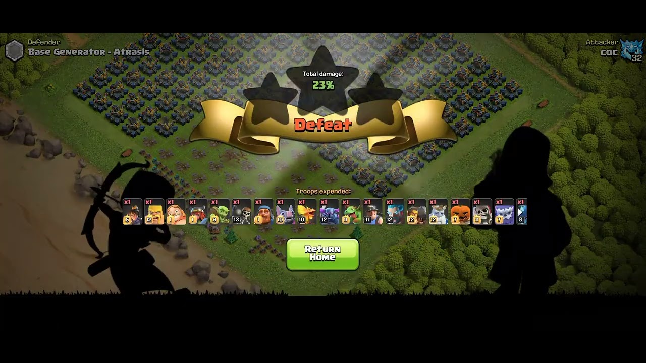 Clash of clans all creator vs 200 bow who win this game spam or 1v1 #clashofclans 
