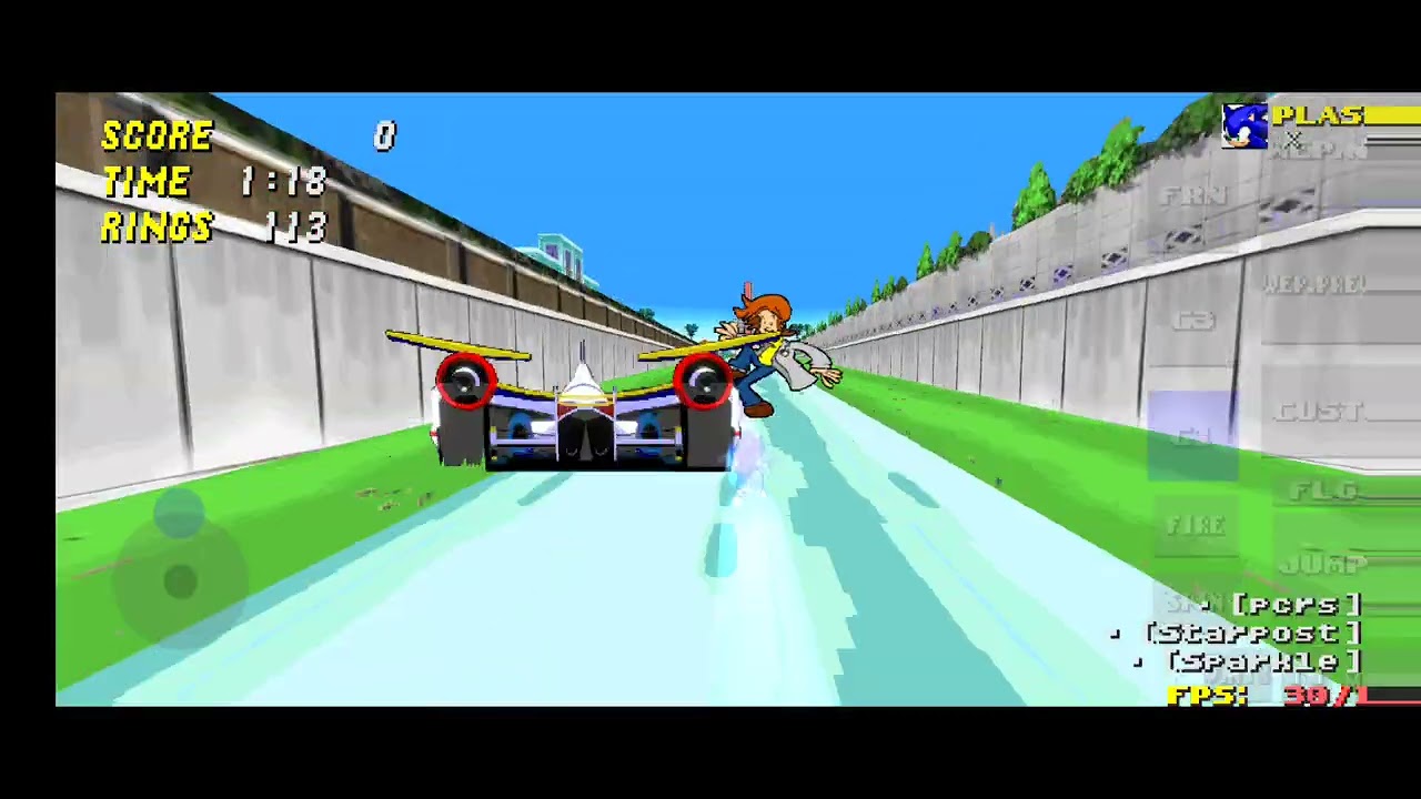 (#srb2)Plasma Sonic 1.4(New sprites)on VS Sam Speed